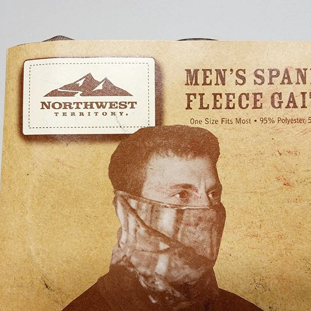Northwest Territory Hunting Men's Spandex Fleece Gaiter / Face Mask - Camo - NWT